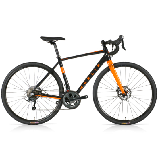 Merlin Malt G2P Tiagra Gravel Bike - Sort og orange